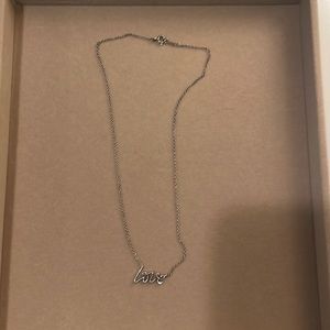 Tiffany’s Palomas Graffiti Love Necklace